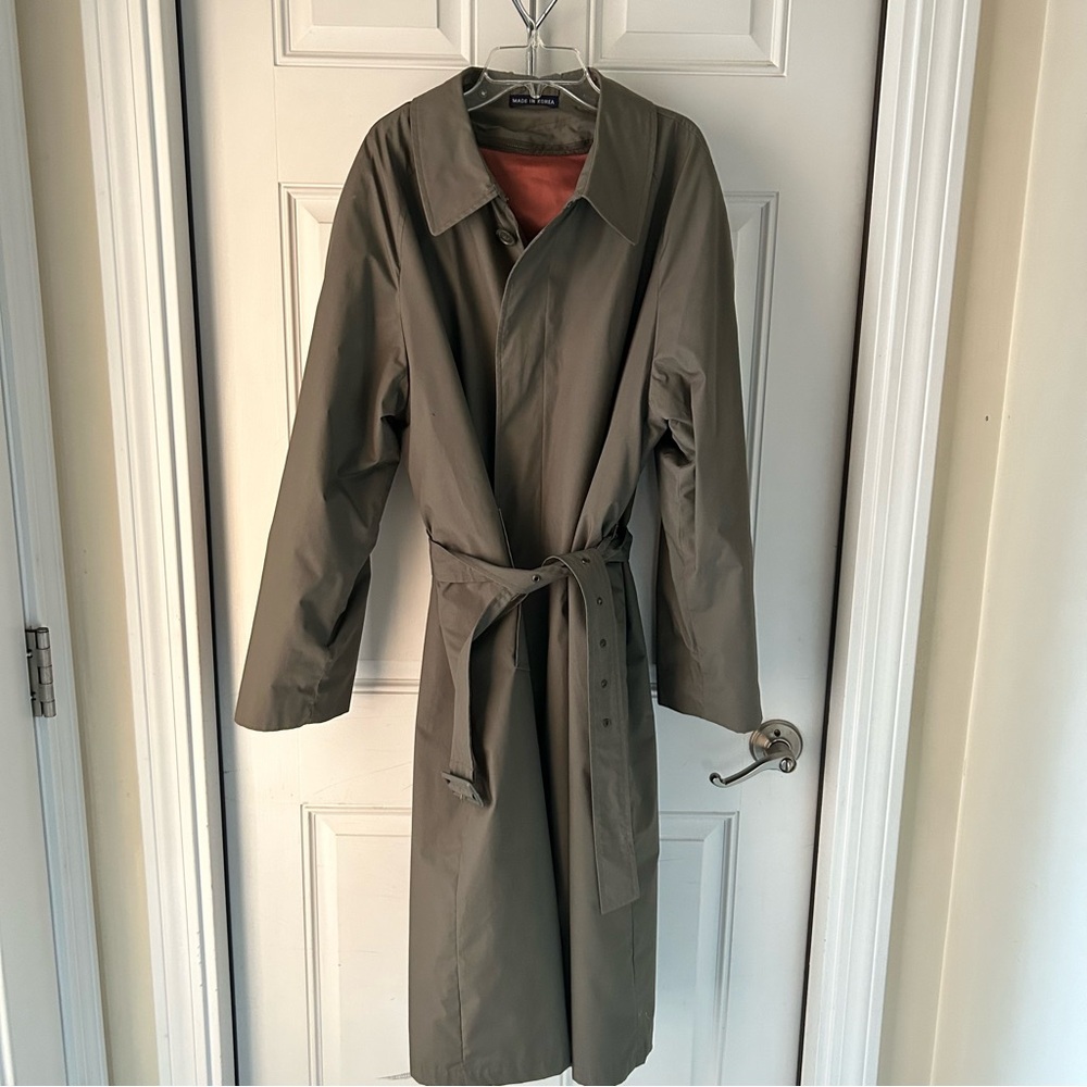 Men's Olive Green Coat - image 5